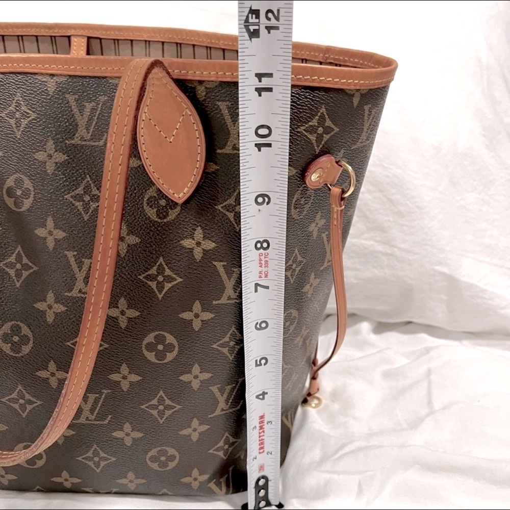 % Authentic Luis Vuitton Neverfull Mm Monogram Ex… - image 3